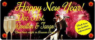 New Year's Eve at Tango Show in Buenos Aires with vip Service