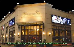  view of cafe de los angelitos tango dinner show in buenos aires